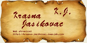 Krasna Jasikovac vizit kartica